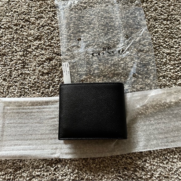 NWT Coach Men's 3 in 1 Leather Wallet - Picture 4 of 6